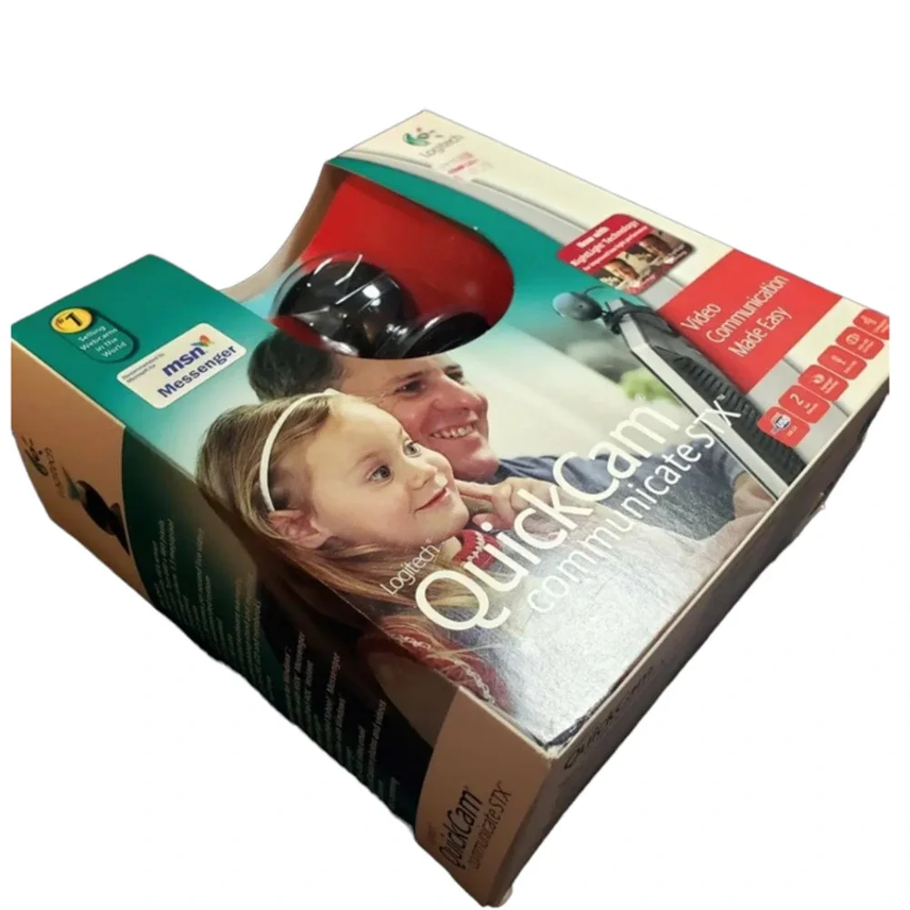 NOS New Factory Sealed Logitech QuickCam Communicate STX WebCam